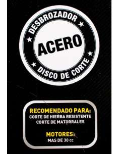 Cuchilla 3 Dientes Corte Desbrozadora 255x25´4x1´4 GARLAND 2