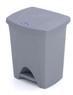 Cubo Pedal 25 Litros Nature Plata PLASTIKEN