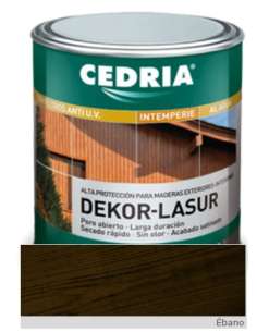 Dekor Lasur Ébano 4 Litros CEDRIÁ