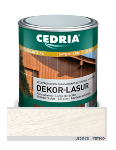 Dekor Lasur Blanco Tráfico 250ml CEDRIÁ