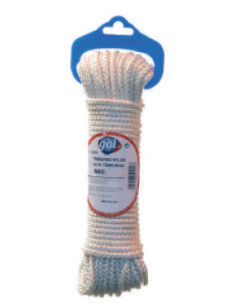 Cuerda Tendedero Nylon 20mt Blanca