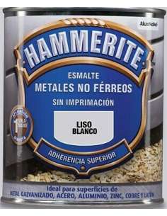 Esmalte No Férreo Blanco 750ml Hammerite