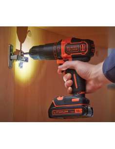 Kit Taladro Percutor Batería 18V + Accesorios BLACK DECKER 2