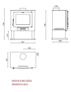 Estufa Leña CH 0 FM 2
