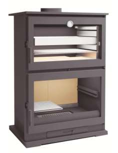 Estufa Leña CH 9 Horno Inox FM