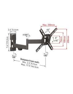 Soporte TV 13" 43" Brazo Largo BARKAN 2