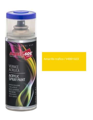 Esmalte Acrílico Spray Amarillo Tráfico 400ml...
