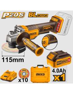 Amoladora 115mm Batería 20V CAGLI2111561 INGCO